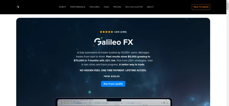 Screenshot Galileo FX