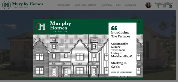 Screenshot Murphy Homes
