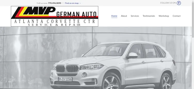 Screenshot M V P German Auto Specialist