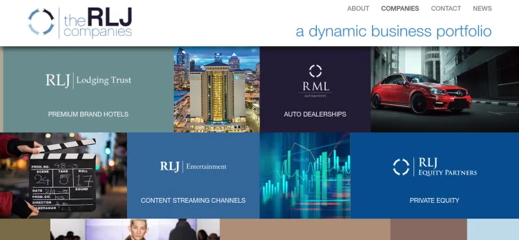 Screenshot The RLJ Companies