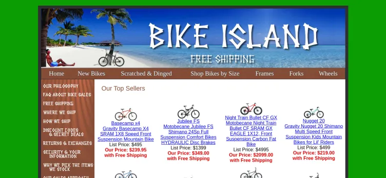 Screenshot BikeIsland