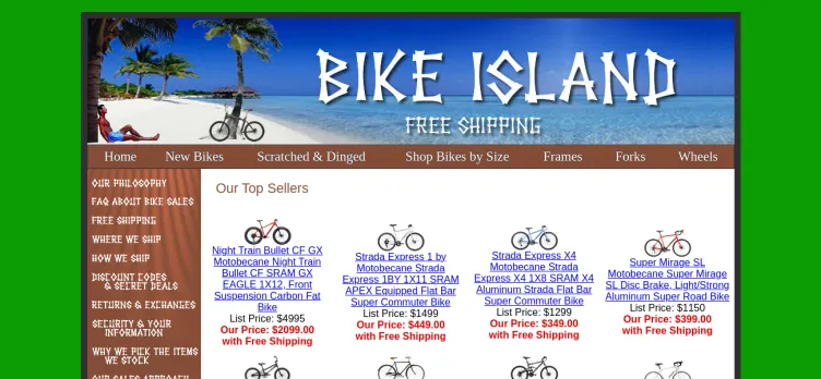 Screenshot BikeIsland