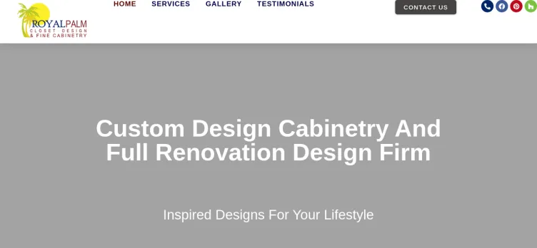Screenshot Royal Palm Closet Design and Fine Cabinetry