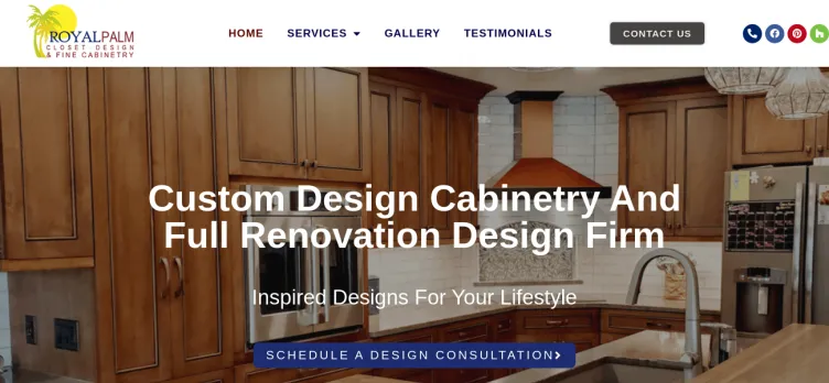 Screenshot Royal Palm Closet Design and Fine Cabinetry