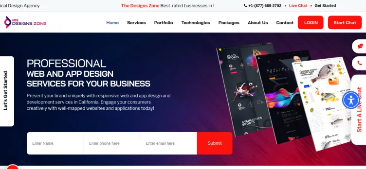 Screenshot The Designs Zone