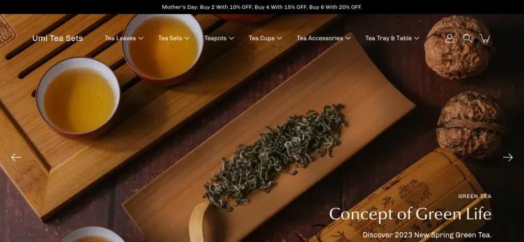 Screenshot Umi Tea Sets
