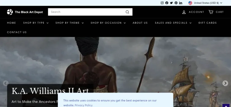 Screenshot The Black Art Depot