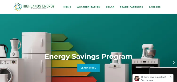 Screenshot Highlands Energy Services