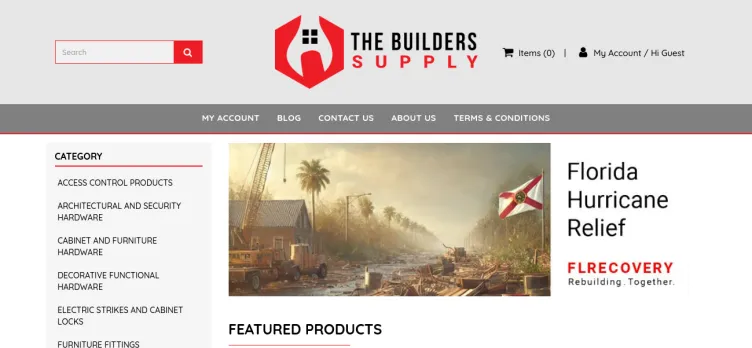 Screenshot The Builders Supply