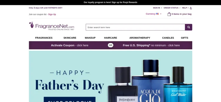 Screenshot FragranceNet