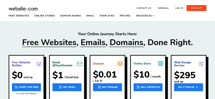 Screenshot Website.com