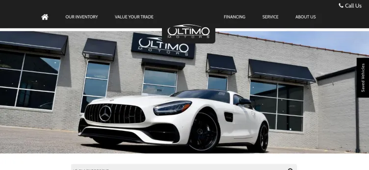 Screenshot Ultimo Motors North Shore