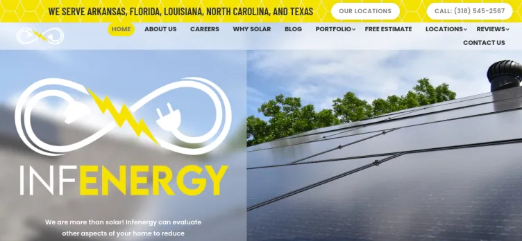 Screenshot Infenergy Solar Solutions