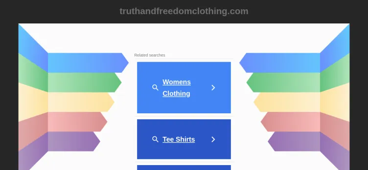 Screenshot Truth & Freedom Clothing