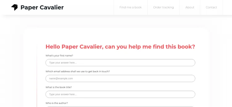 Screenshot Paper Cavalier