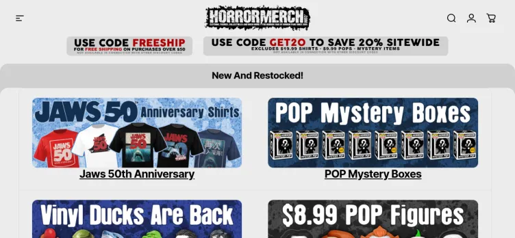 Screenshot Horrormerch