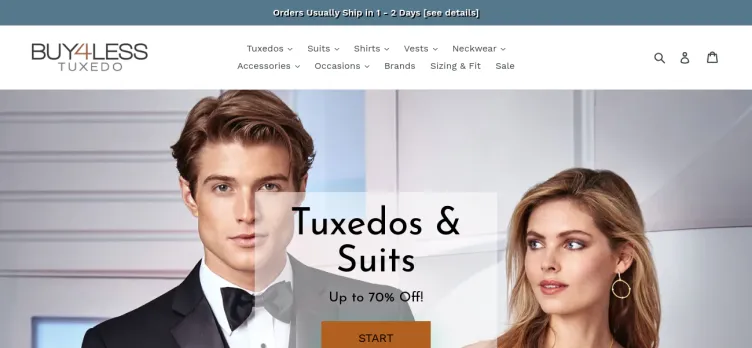 Screenshot Buy4Less Tuxedo