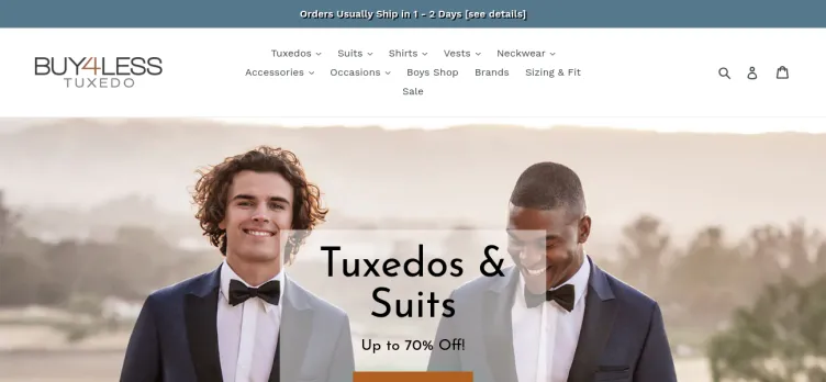 Screenshot Buy4Less Tuxedo