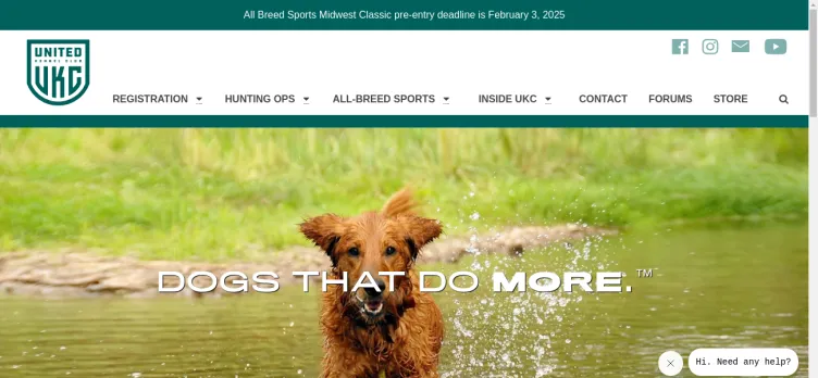 Screenshot United Kennel Club