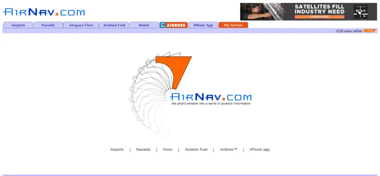 Screenshot AirNav.com