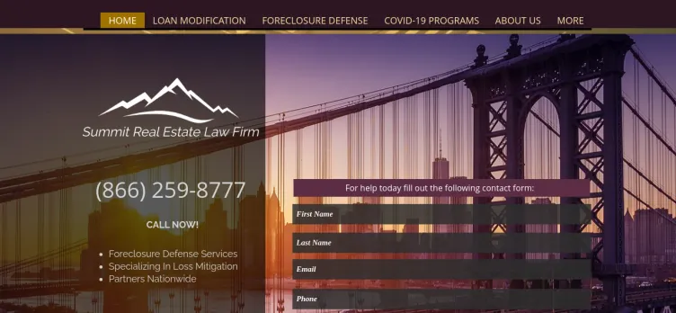 Screenshot Summit Real Estate Law Firm
