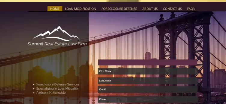 Screenshot Summit Real Estate Law Firm