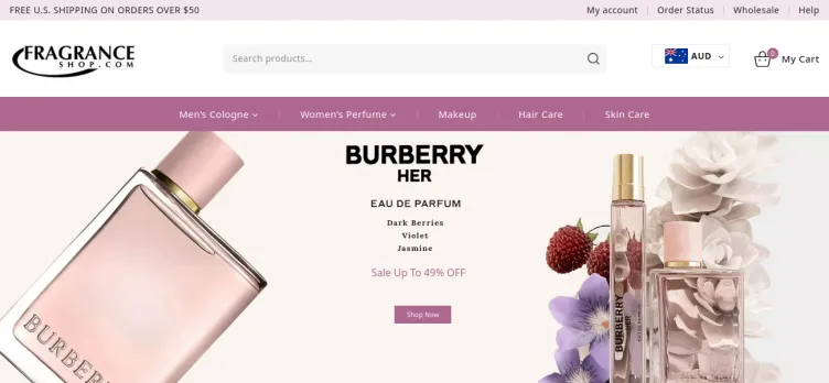 Screenshot Fragrance Shop