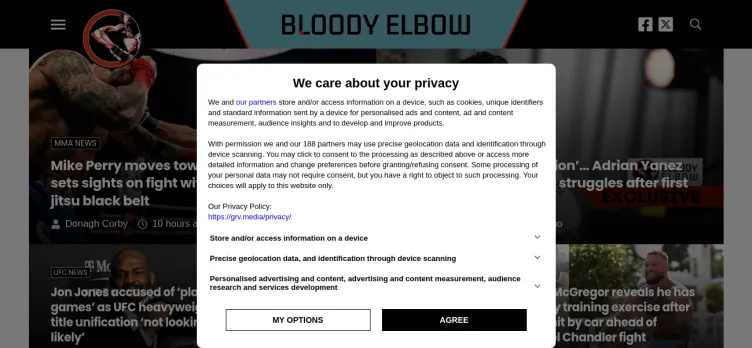 Screenshot Bloody Elbow