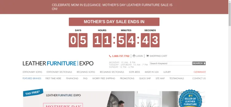 Screenshot Leather Furniture Expo