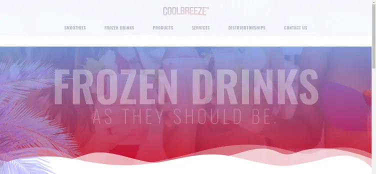 Screenshot Cool Breeze Beverages