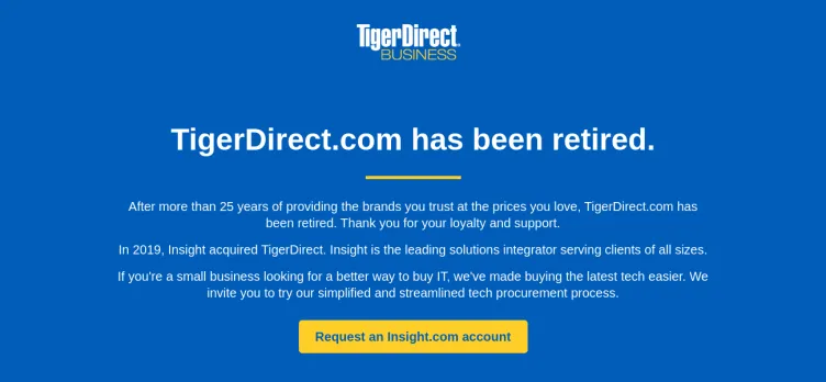 Screenshot TigerDirect