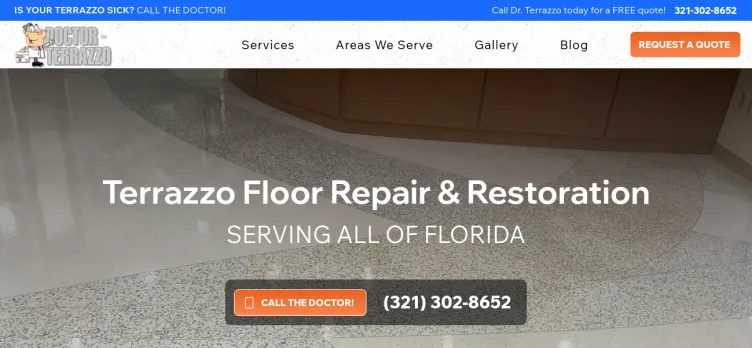 Screenshot Doctor Terrazzo of Florida