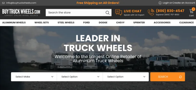 Screenshot BuyTruckWheels