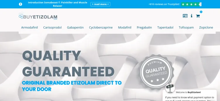 Screenshot Buy Etizolam