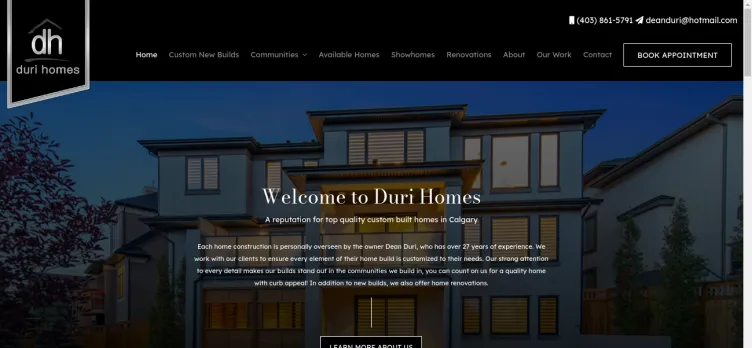 Screenshot Duri Homes