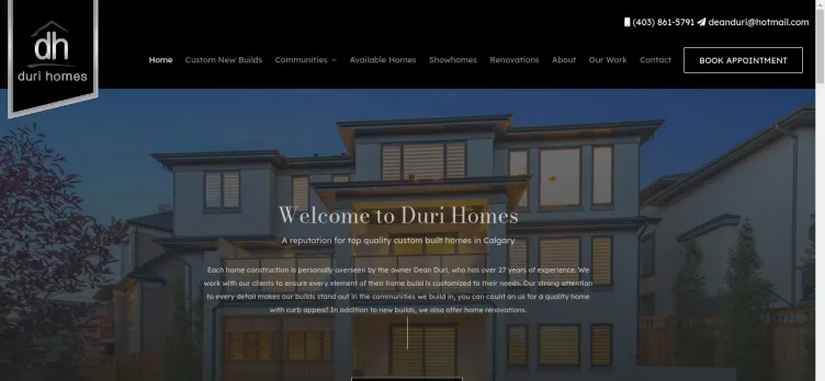 Screenshot Duri Homes