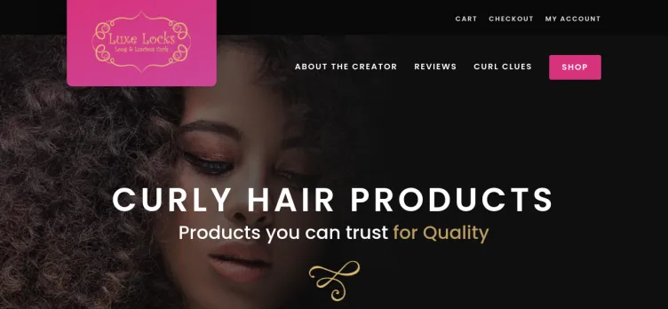 Screenshot Luxe Locks Curls