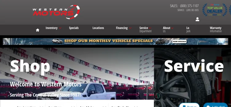 Screenshot Western Motors