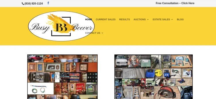 Screenshot Busy Beever Estate Sales