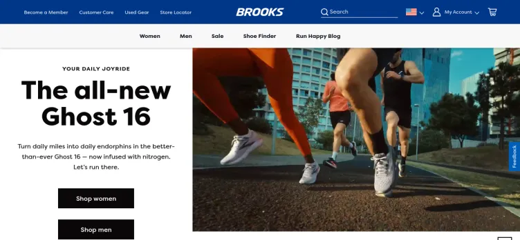 Screenshot Brooks Sporting