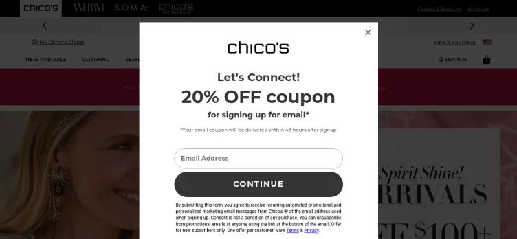 Screenshot Chico's