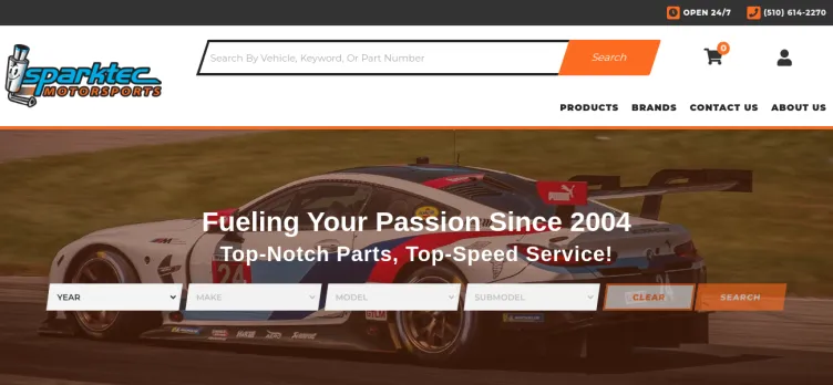 Screenshot Sparktec Motorsports