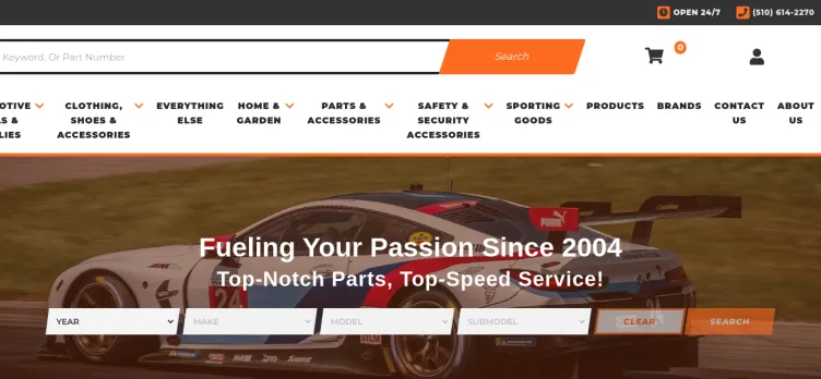 Screenshot Sparktec Motorsports