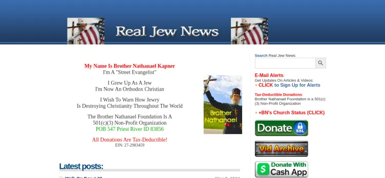 Screenshot Real Jew News