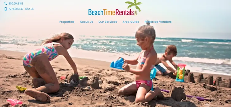 Screenshot Beach Time Rentals