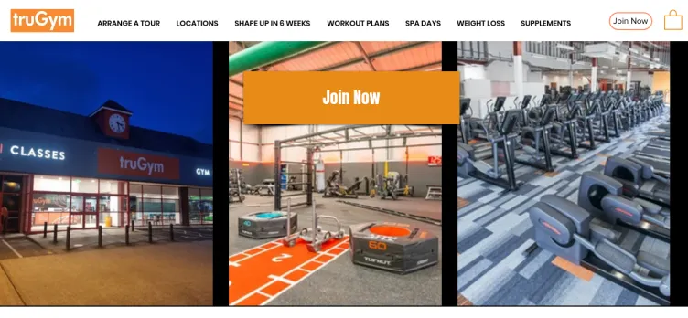 Screenshot TruGym.co.uk