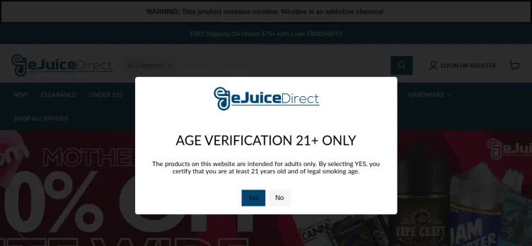 Screenshot EJuiceDirect