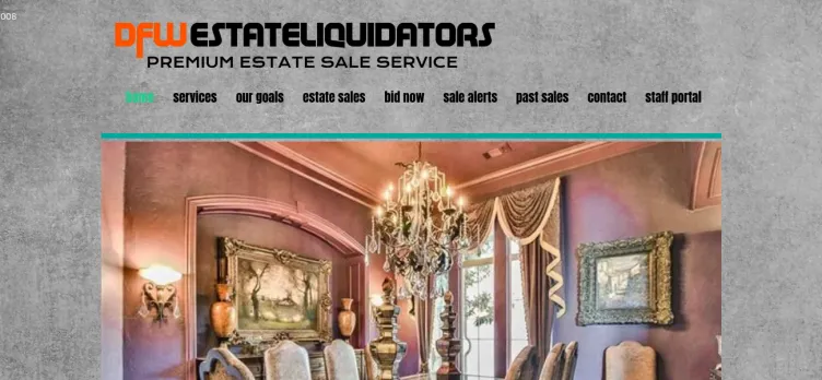 Screenshot DFW Estate Liquidators