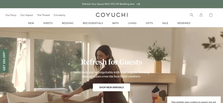 Screenshot Coyuchi