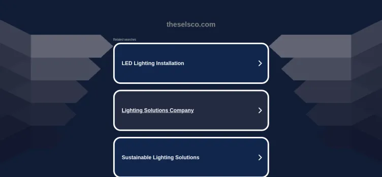 Screenshot Sustainable Energy & Lighting Solutions